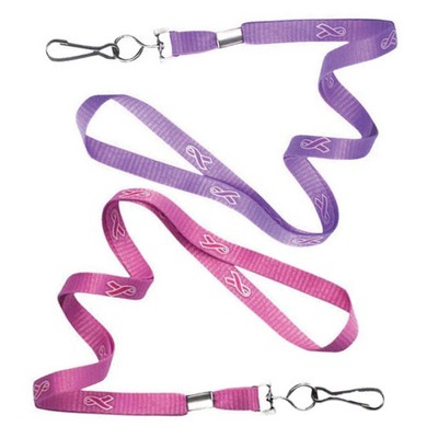 5/8" Pre-Printed Dye Sub Stock Lanyards - Visitor