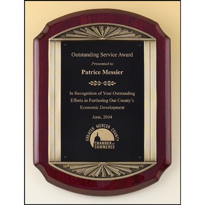 Rosewood Piano Finish Plaque (11" x 15")