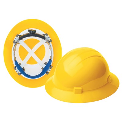 Americana 360® Type II Full Brim Hard Hat w/Mega Ratchet 4 Point Suspension