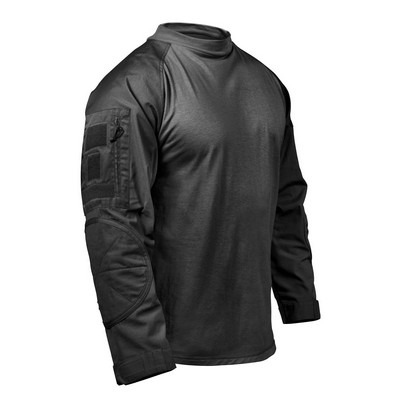 Black Tactical Airsoft Combat Shirt (S-XL)