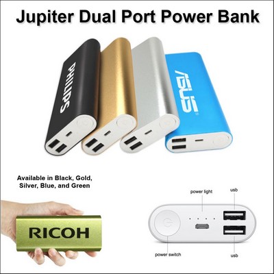 Jupiter Dual Port Power Bank 8000 mAh