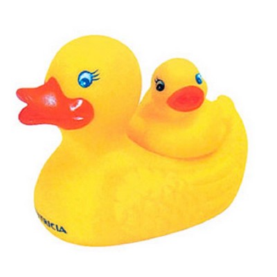 2 Pieces Rubber Duck Toy w/ Duckling