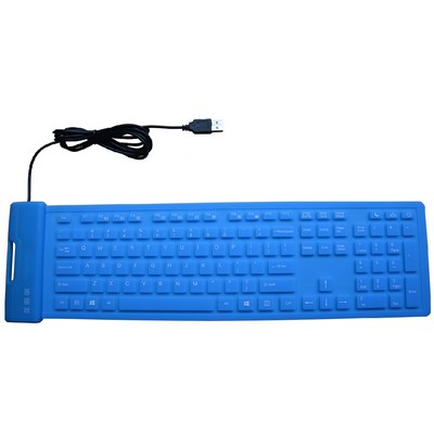 108 Keys Portable USB Silicone Keyboard