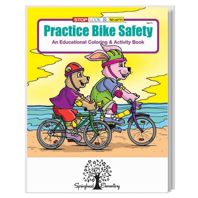 Practice Bike Safety Coloring Book