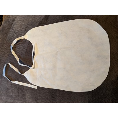 Adult Semi-Reusable Non-Woven Bibs w/Ties