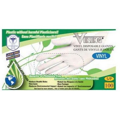 Viking® Phthalate-Free Vinyl Disposable Gloves (Medium)