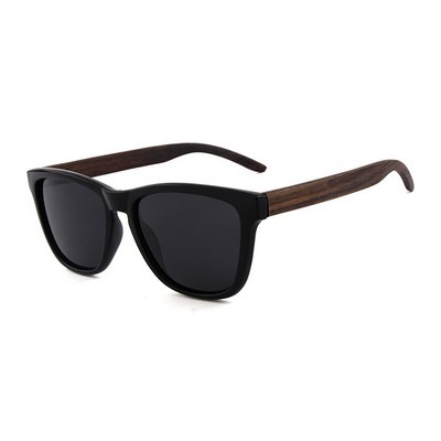 Ebony Wood Sunglasses - Black Frames