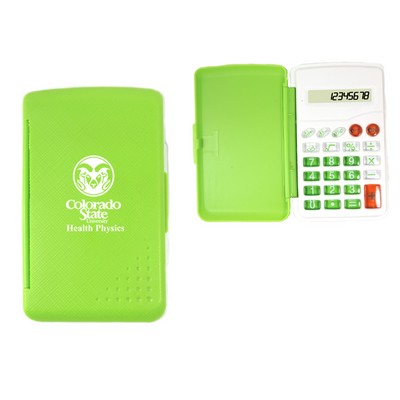 8 Function Pocket Sized Calculator With Cover