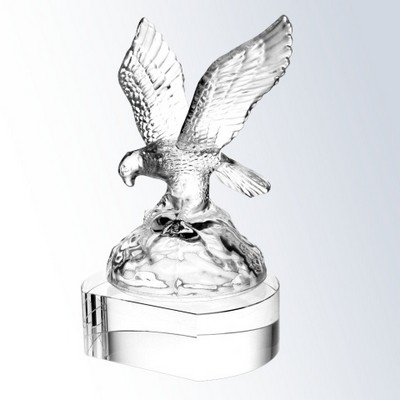 Soaring Eagle Clear Crystal Base