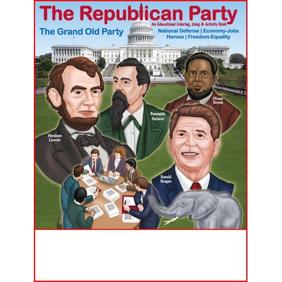 Republican Party Imprintable Coloring and Activity Book