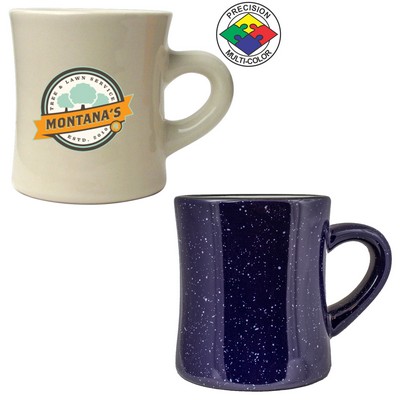 10 Oz. Santa Fe Campfire Cobalt Blue Speckled Vitrified Diner Mug