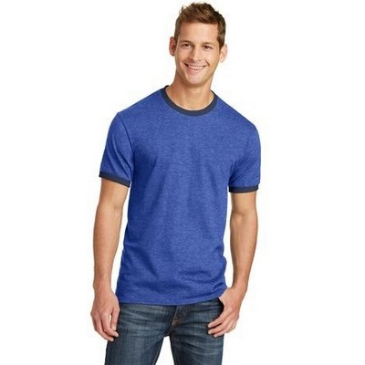 Port & Company® Core Cotton Ringer Tee Shirt