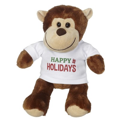 11" Holiday Plush Animals w/T-shirt