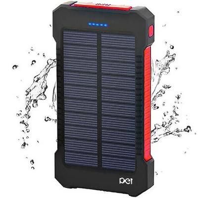 8000 mAh Solar Energy Power Bank