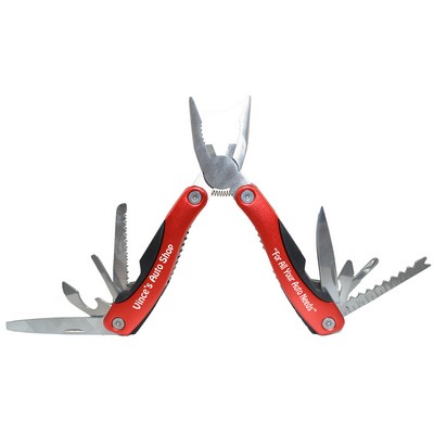 9-in-1 Multi-Tool w/ Nylon Belt Pouch