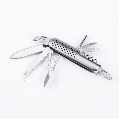 9-in-1 Stainless Steel Survivor Multi Functions Tool