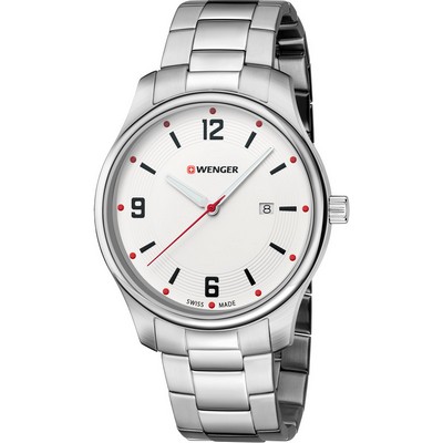 Swiss Army City Active White Dial Stainless Steel Bracelet Small