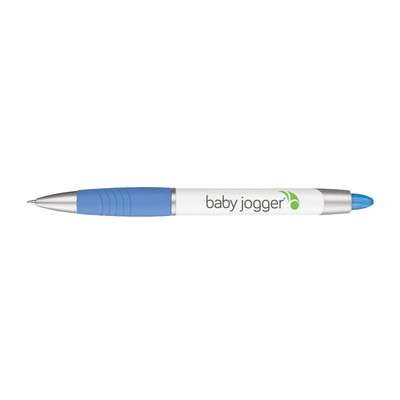 Papermate Element White/Pale Blue Ballpoint Pen