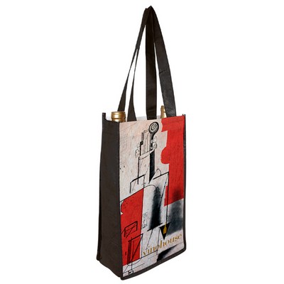 Two Bottle Wine Shopper Bag