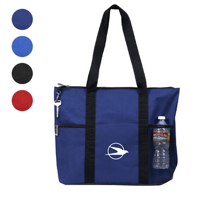 Deluxe Zipper Travel Tote