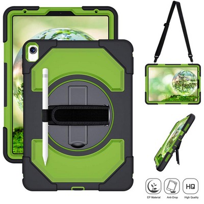 Kidder iPad Pro Protective Rugged Case with Kickstand & Shoulder Strap (Green)