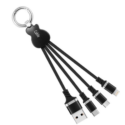 Guitar Design Nylon Braided 3 in 1 USB Charger Cable