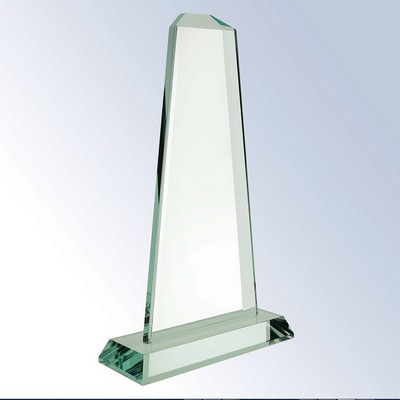 Jade Glass Pinnacle Award, Small (8-3/4"x5-1/2")