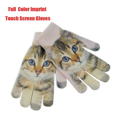 Full Color Sublimation Touch Screen Gloves