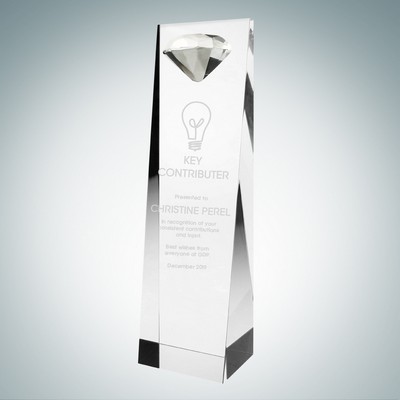 Embedded Diamond Crystal Award (S)