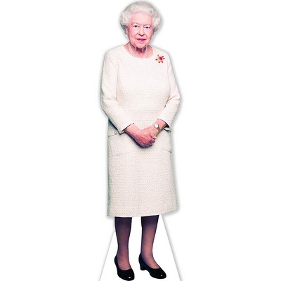 Queen Elizabeth Cardboard Cutout Stand Up| Standee Picture Poster Photo Print 5 Feet