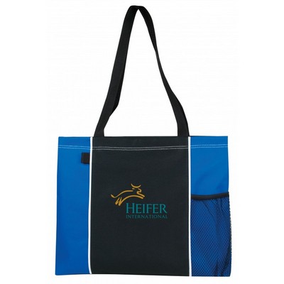 Deluxe Poly Tote Bag (16"x13"x2.5")