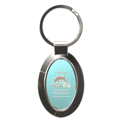 Vibraprint® Premium Oval Key Tag