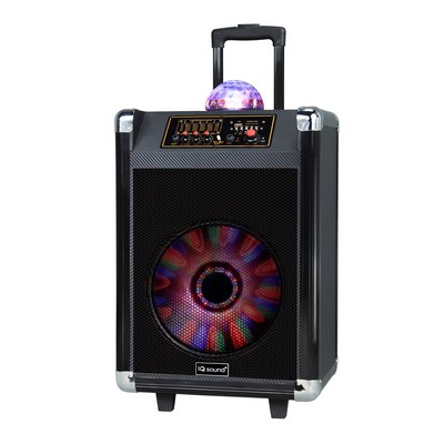 Supersonic® 12" Portable Bluetooth® DJ Speaker w/Disco Ball (Black)