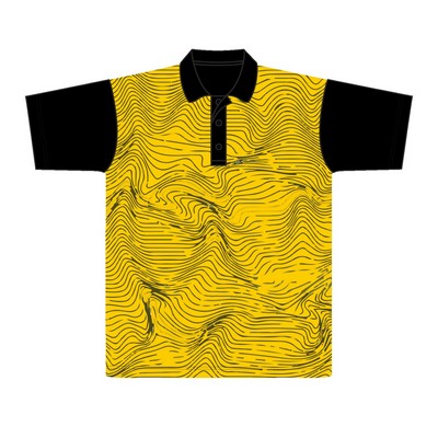 Men's Sublimation Polo Shirt w/Line Design