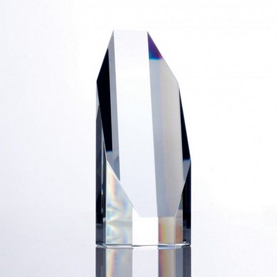 Medium Octagon Optic Crystal Tower Award