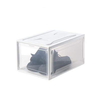 Stackable Drop Front Shoe Boxes w/Magnet