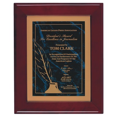 Piano Rosewood Frame Plaque