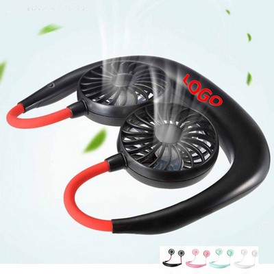 Portable Hanging Neck Sports Fan