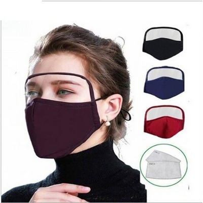 Cotton Mask with Face Guard