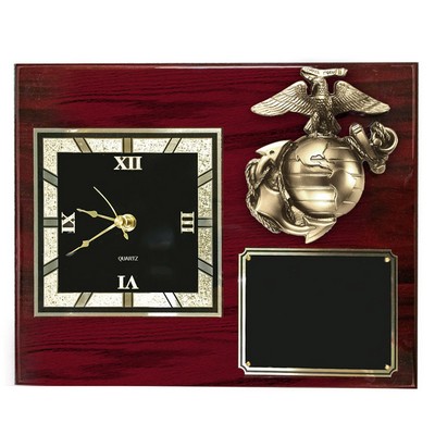 Marine Corps Clock Plaque (10½" x 13")