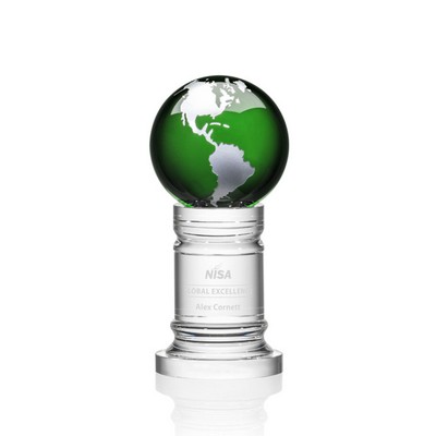 Colverstone Globe Award - Optical Green/Silver 8¼"