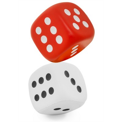 Dice Shaped Stress Balls