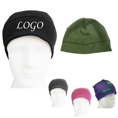 Full Color Warm Fleece Hat Beanie Head Wear