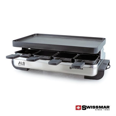 Swissmar® Stelvio Raclette 8 Person Party Grill - Stainless Steel