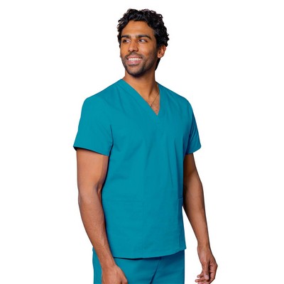 Adar Universal Unisex V-Neck 2 Pocket Scrub Top