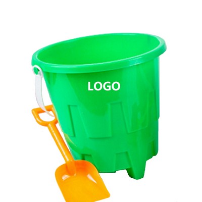 Plastic Beach Castle Buckets