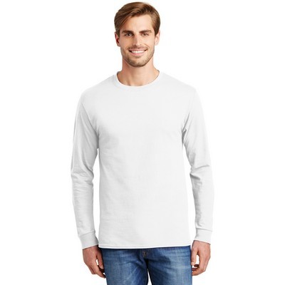 Hanes® - Authentic 100% Cotton Long Sleeve T-Shirt