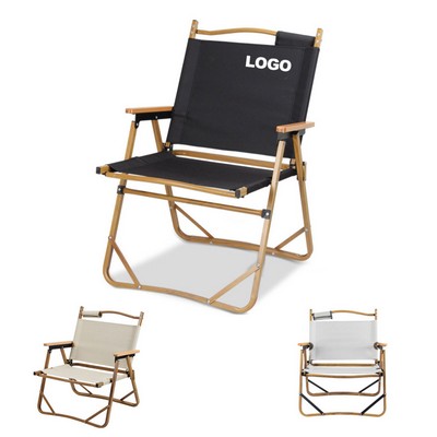 Wood Grain Folding Chair