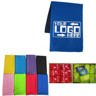 Silk Screen Printed Cooling Towel