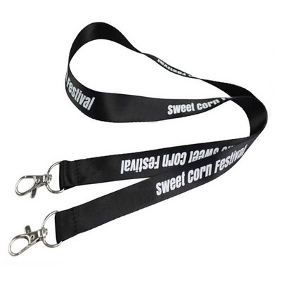 3/4" Dual Attachment Polyester Lanyard